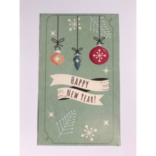 Бірка Happy New Year! кульки #9. 50 * 90, 20 шт. Бірка Happy New Year! кульки #9. 50 * 90, 20 шт.