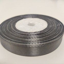 Лента атласная "Сталь", 12 мм