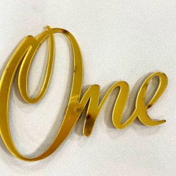 Топпер акриловий "One", 75*90