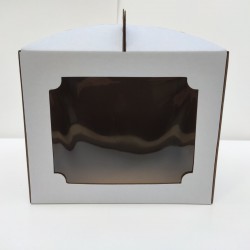 Коробка для торта с окном, 250*250*200